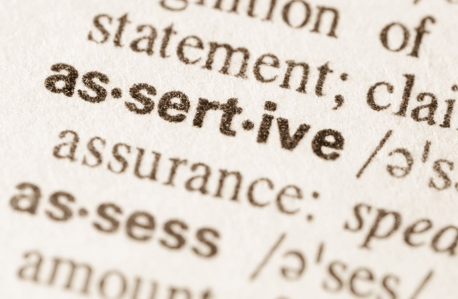 You are currently viewing Assertiveness and getting your needs met
